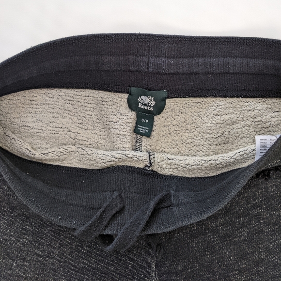 Roots black sweatpants joggers, women's small - Picture 3 of 5